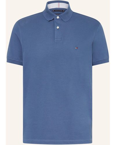 Tommy Hilfiger Piqué-Poloshirt Regular Fit - Blau