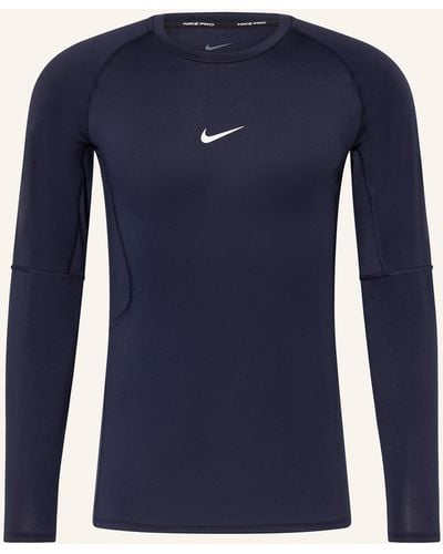 Nike Longsleeve PRO - Blau