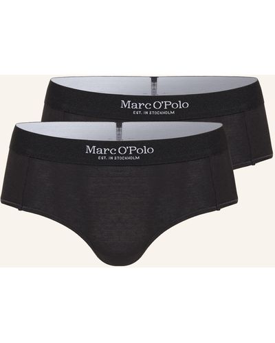 Marc O' Polo 2er-Pack Panties - Schwarz