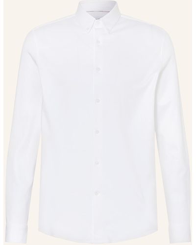 Calvin Klein Jerseyhemd Regular Fit - Weiß