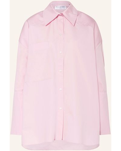 EVA MANN Oversized-Bluse - Pink