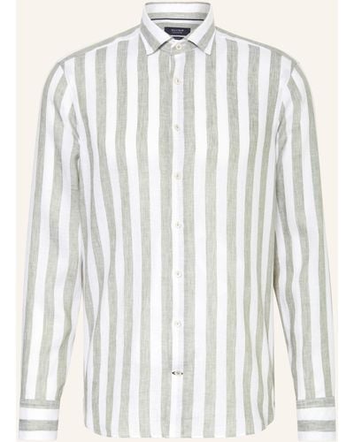 OLYMP SIGNATURE Leinenhemd Tailored Fit - Weiß