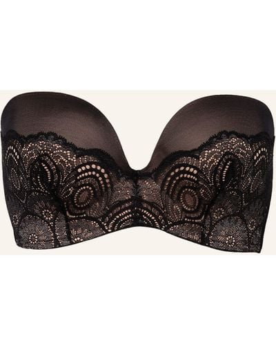 Wonderbra Push-up-BH ULTIMATE STRAPLESS LACE - Schwarz