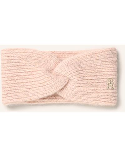 Tommy Hilfiger Stirnband mit Alpaka - Pink