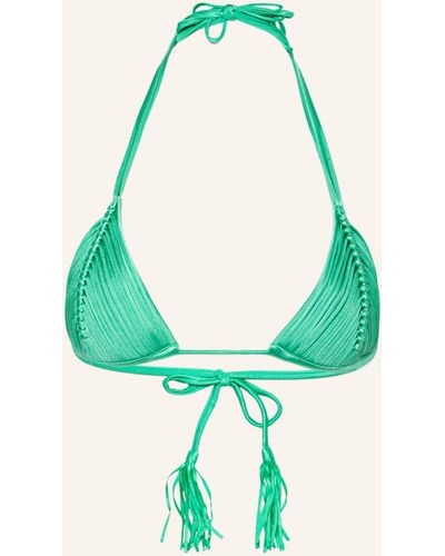 Pilyq Triangel-Bikini-Top ISLA - Grün