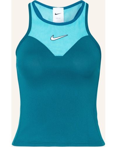 Nike Tanktop COURT DRI-FIT SLAM - Blau