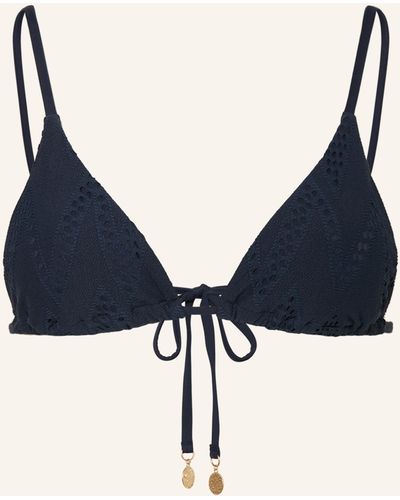 Seafolly Triangel-Bikini-Top CHIARA - Blau