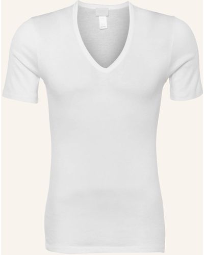 Hanro V-Shirt COTTON PURE - Weiß