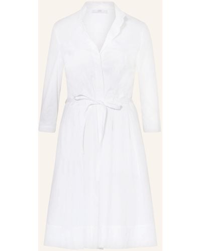 Riani Hemdblusenkleid mit 3/4-Arm - Weiß