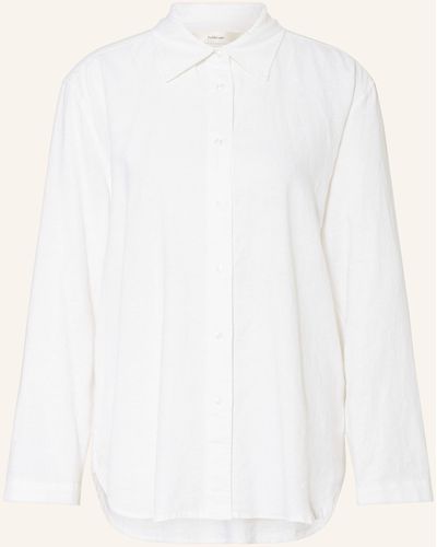 Inwear Hemdbluse ELLIEIW mit Leinen - Weiß