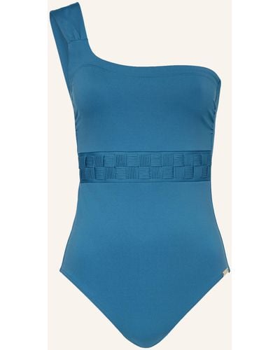 Maryan Mehlhorn One-Shoulder-Badeanzug SOFTLINE - Blau