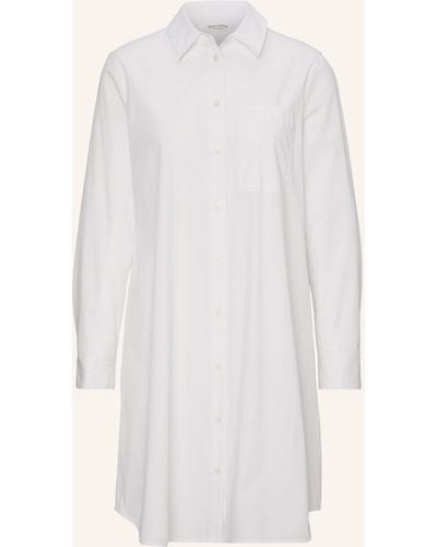 Marc O' Polo Hemdblusenkleid - Weiß
