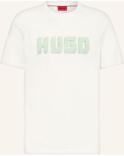 HUGO T-Shirt DAQERIO - Natur