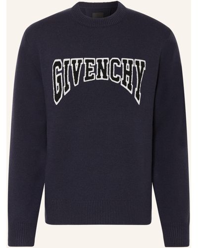 Givenchy Pullover mit Cashmere - Blau