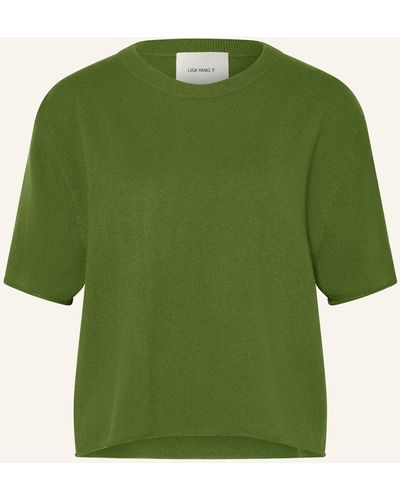 Lisa Yang Strickshirt CILA aus Cashmere - Grün