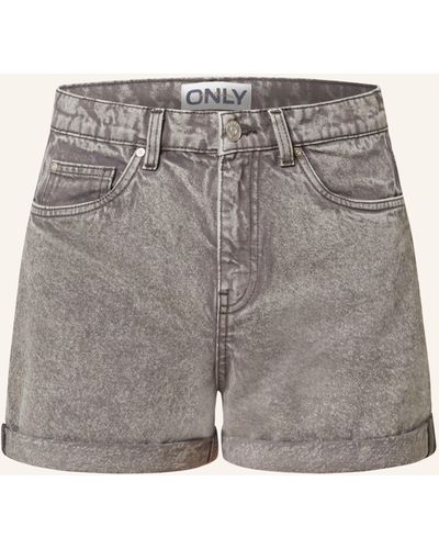 ONLY Jeansshorts - Grau