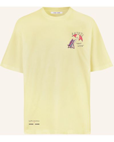 Samsøe & Samsøe T-Shirt SAGIOTTO - Gelb