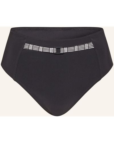 LIDEA® High-Waist-Bikini-Hose MONOCHROME FLOW - Schwarz