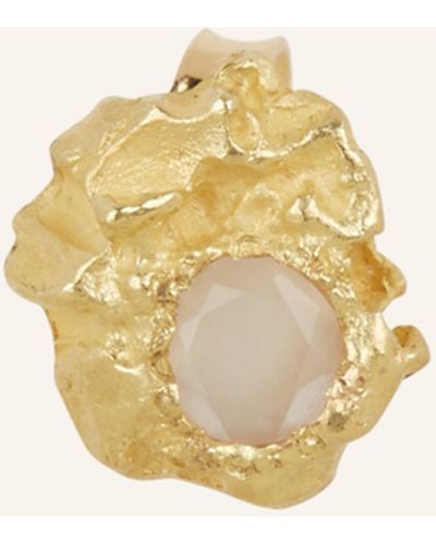 Elhanati Ohrstecker ROCK MOONSTONE mit Diamant - Natur