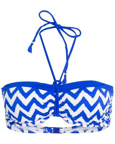 Freya Bandeau-Bikini-Top MAKING WAVES - Blau