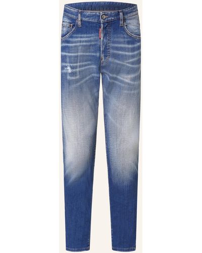 DSquared² Destroyed Jeans SKATER JEAN Slim Fit - Blau