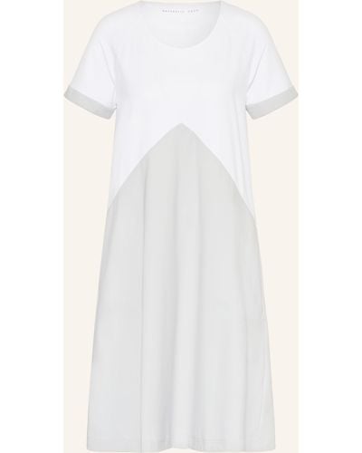 RAFFAELLO ROSSI Kleid GOBINA im Materialmix - Weiß
