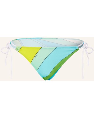 Emilio Pucci Triangel-Bikini-Hose - Blau