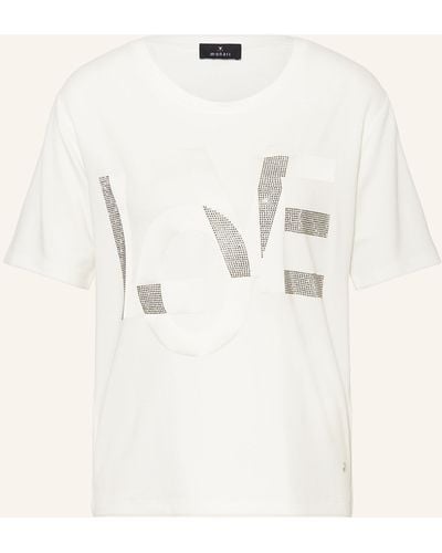 Monari T-Shirt mit Schmucksteinen - Natur