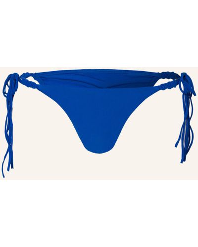 Pilyq Brazilian-Bikini-Hose MILA TIE TEENY - Blau