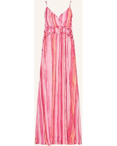 FROGBOX Kleid mit Rüschen - Pink