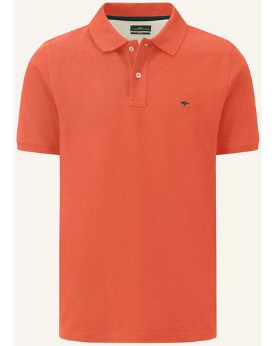 Fynch-Hatton Piqué-Poloshirt - Orange