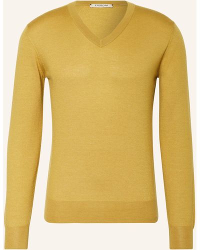 FIORONI CASHMERE Cashmere-Pullover - Gelb