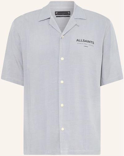 AllSaints Resorthemd ACCESS Relaxed Fit - Grau