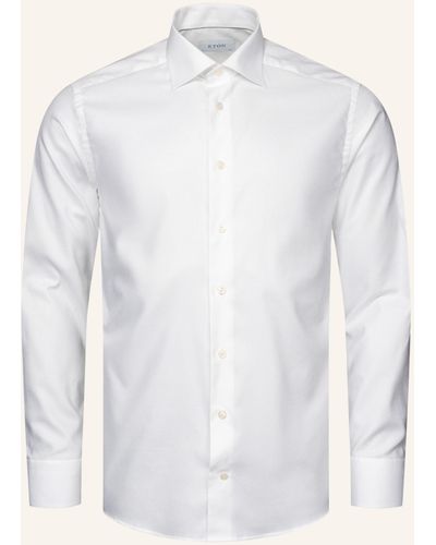 Eton Slim fit Baumwoll-TM-Hemd - Weiß