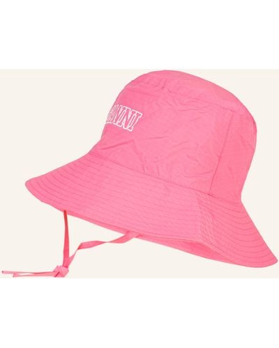 Ganni Bucket-Hat - Pink