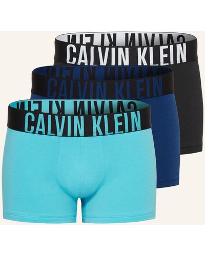 Calvin Klein 3er-Pack Boxershorts INTENSE POWER - Blau