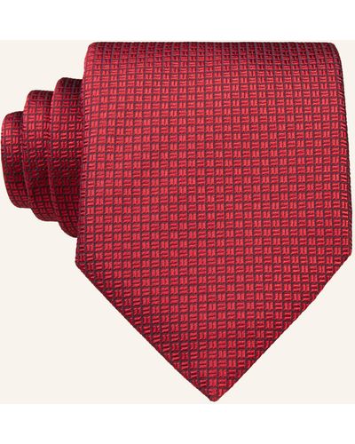 BOSS Krawatte mit Seide - Rot