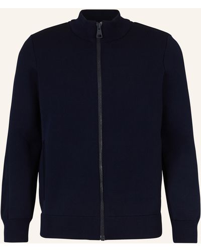 Strellson Strickjacke FLEX CROSS JACKE IVAR, NAVY - Blau