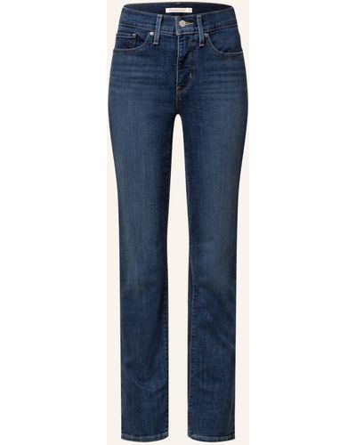 Levi's Straight Jeans 314 Shaping - Blau