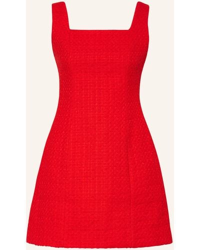 Maje Tweed-Kleid - Rot