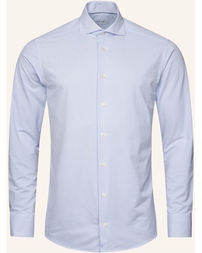 Eton Slim fit Hemd aus Vier-Wege-Stretch - Blau