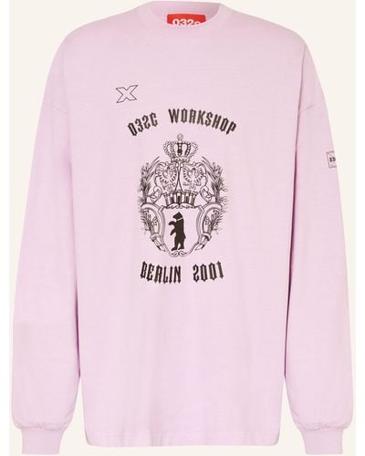 032c Oversized-Sweatshirt - Pink