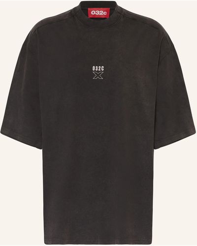 032c Oversized-Shirt X LAYERED - Schwarz