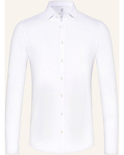 DESOTO Jerseyhemd Slim Fit - Weiß
