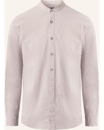 Strellson Hemd CONELL Comfort Fit mit Leinen - Pink