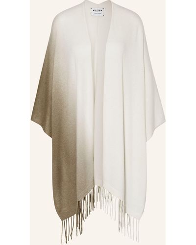 Kujten Cashmere-Cape AVIVA - Weiß