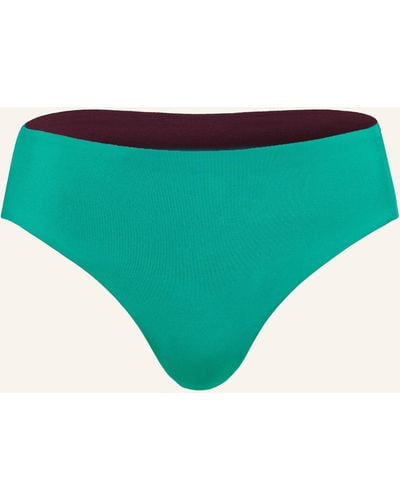 Andres Sarda High-Waist-Bikini-Hose OUKA zum Wenden - Grün