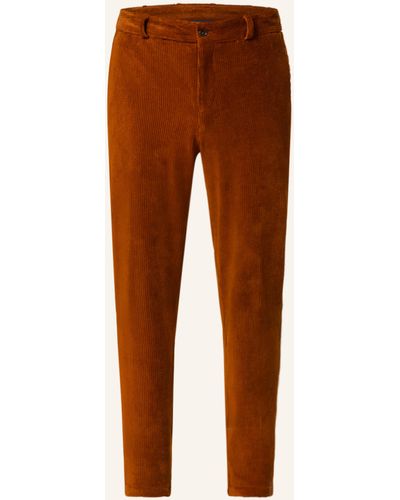 Paul Smith Anzughose Slim Fit aus Cord - Orange