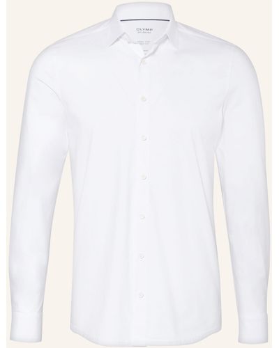 Olymp Jerseyhemd Level Five 24/Seven body fit - Weiß