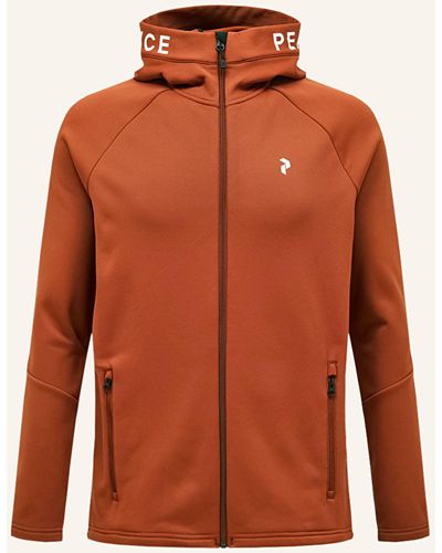 Peak Performance Midlayer-Jacke RIDER - Orange